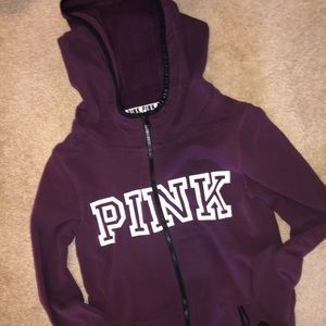 PINK zip up hoodie